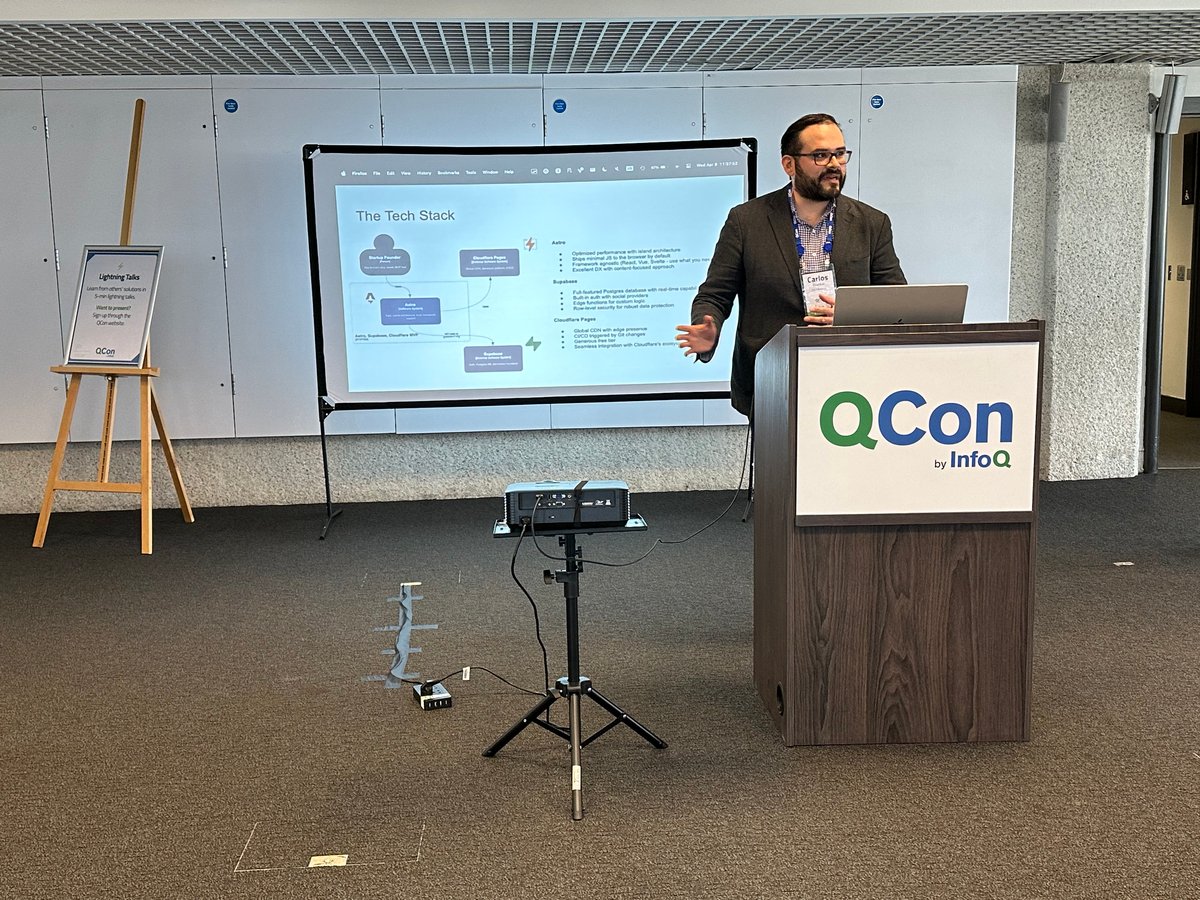 QCon London Lightning Talk (London, UK)